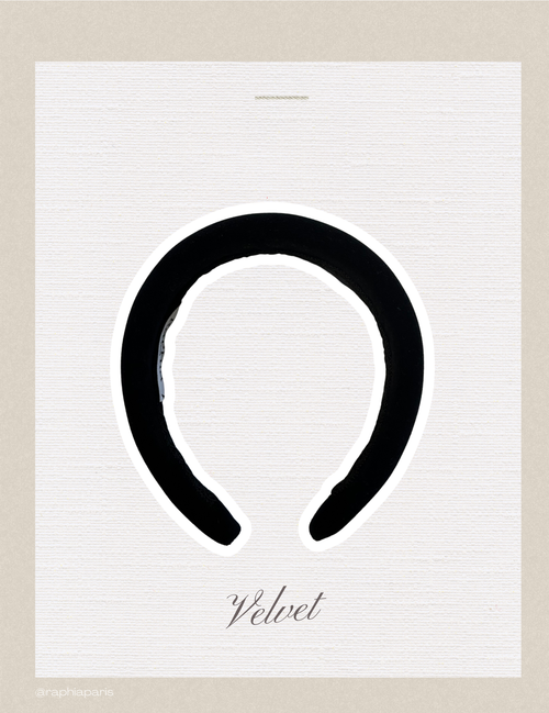 Le Classique Velours Noir - Taille S