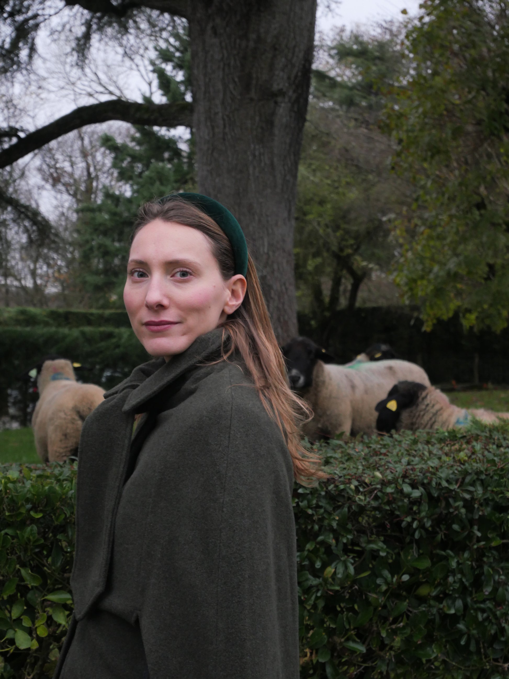 Le Signature Velours Vert Anglais - Taille M