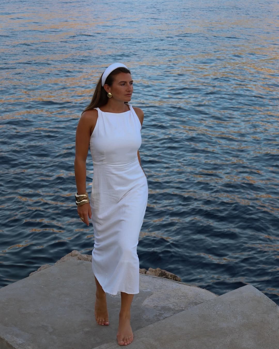 Le Signature Sinamay Blanc - Taille M