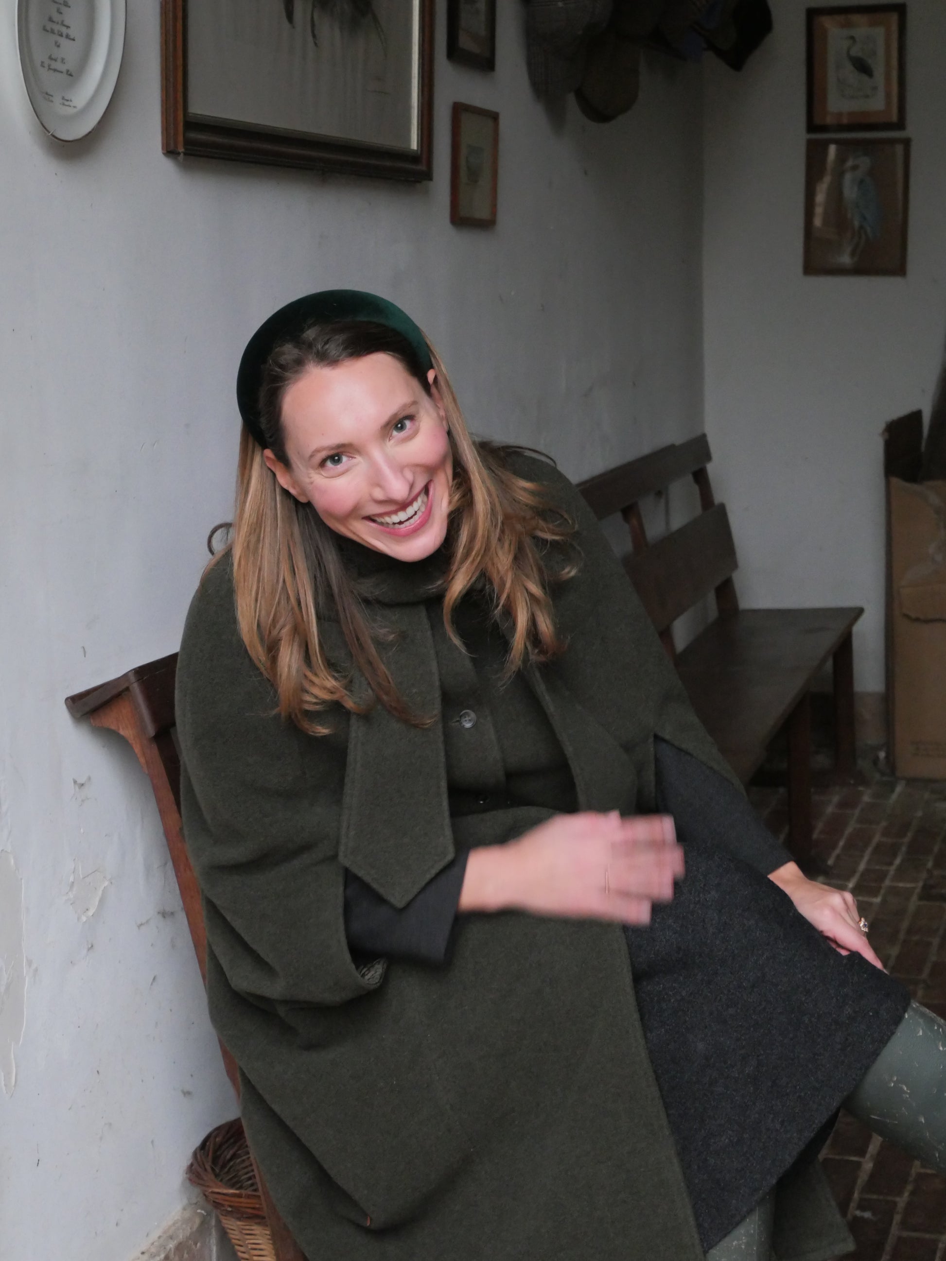 Le Signature Velours Vert Anglais - Taille M