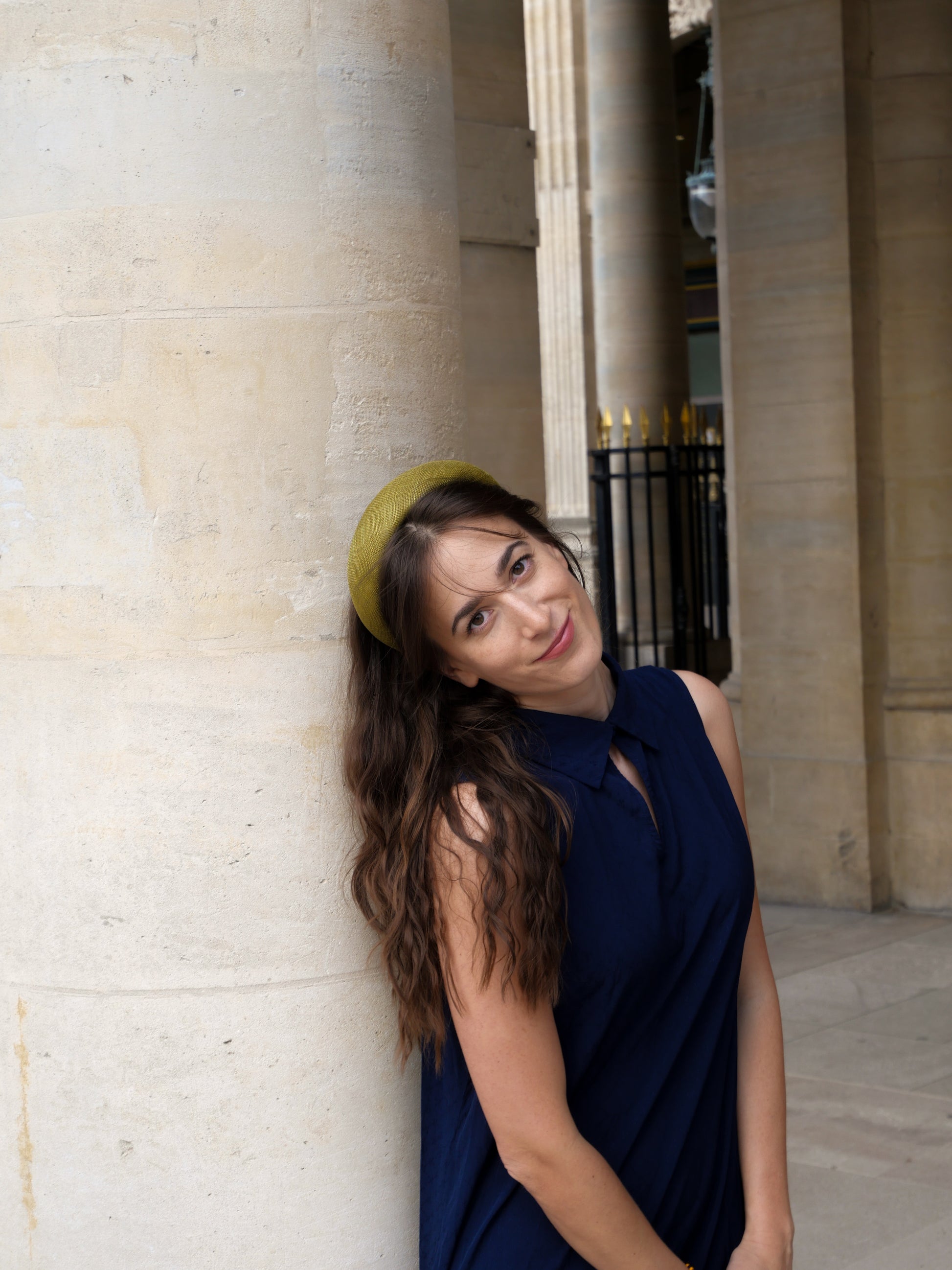 Le Signature Sinamay Vert Olive - Taille M