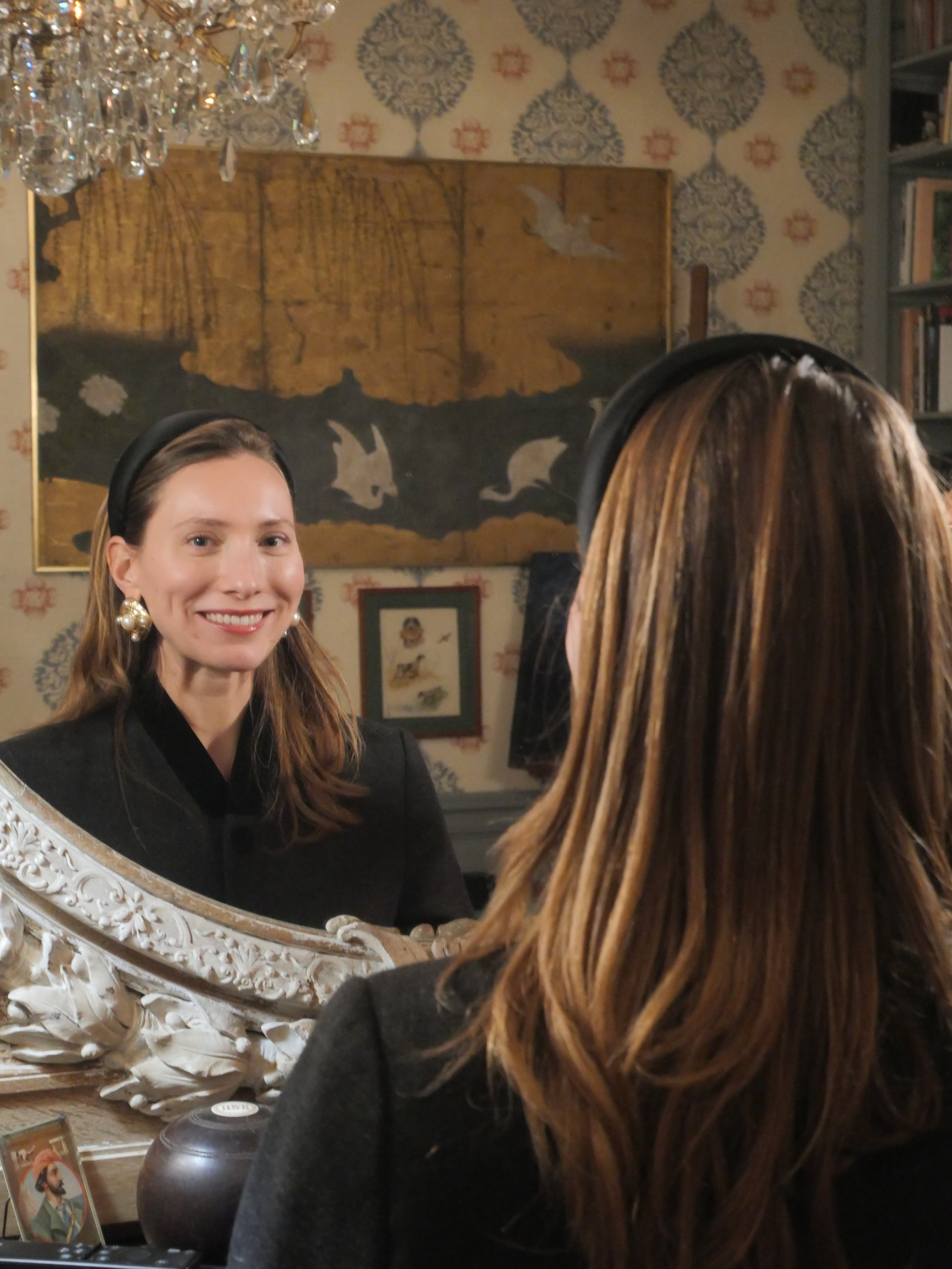 Le Signature Soie Noir - Taille M