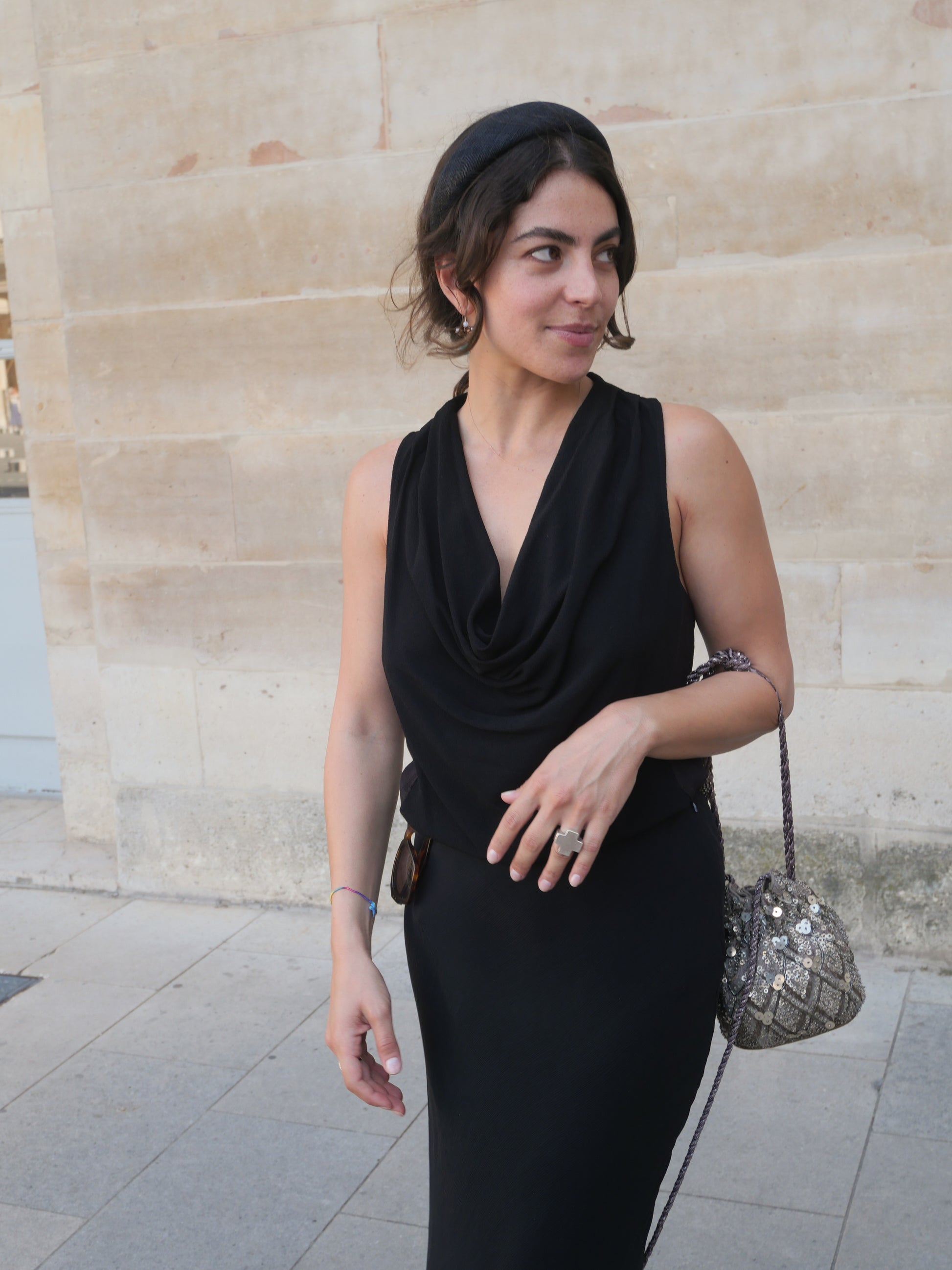 Le Signature Sinamay Noir - Taille M