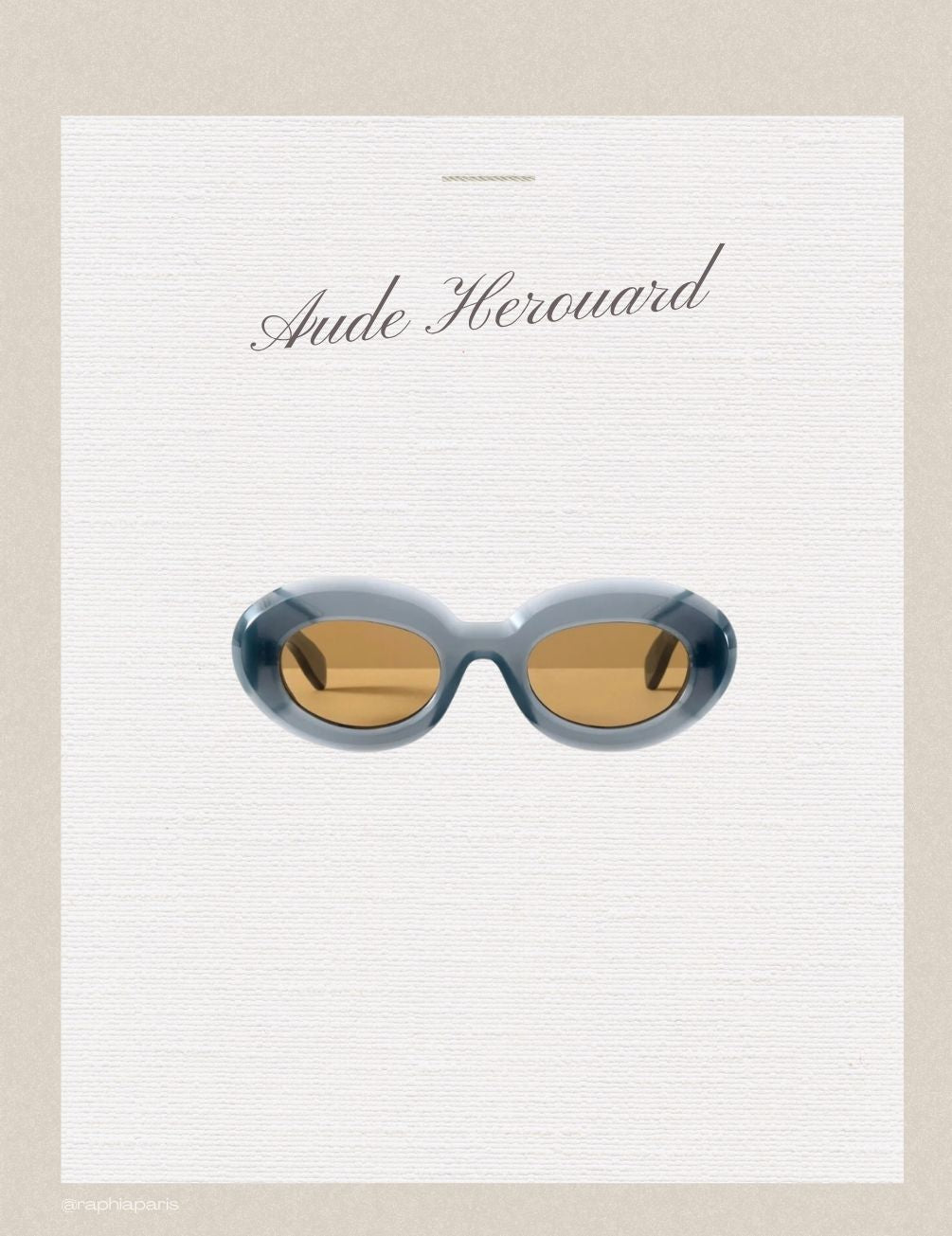 lunettes de soleil bleu élégante