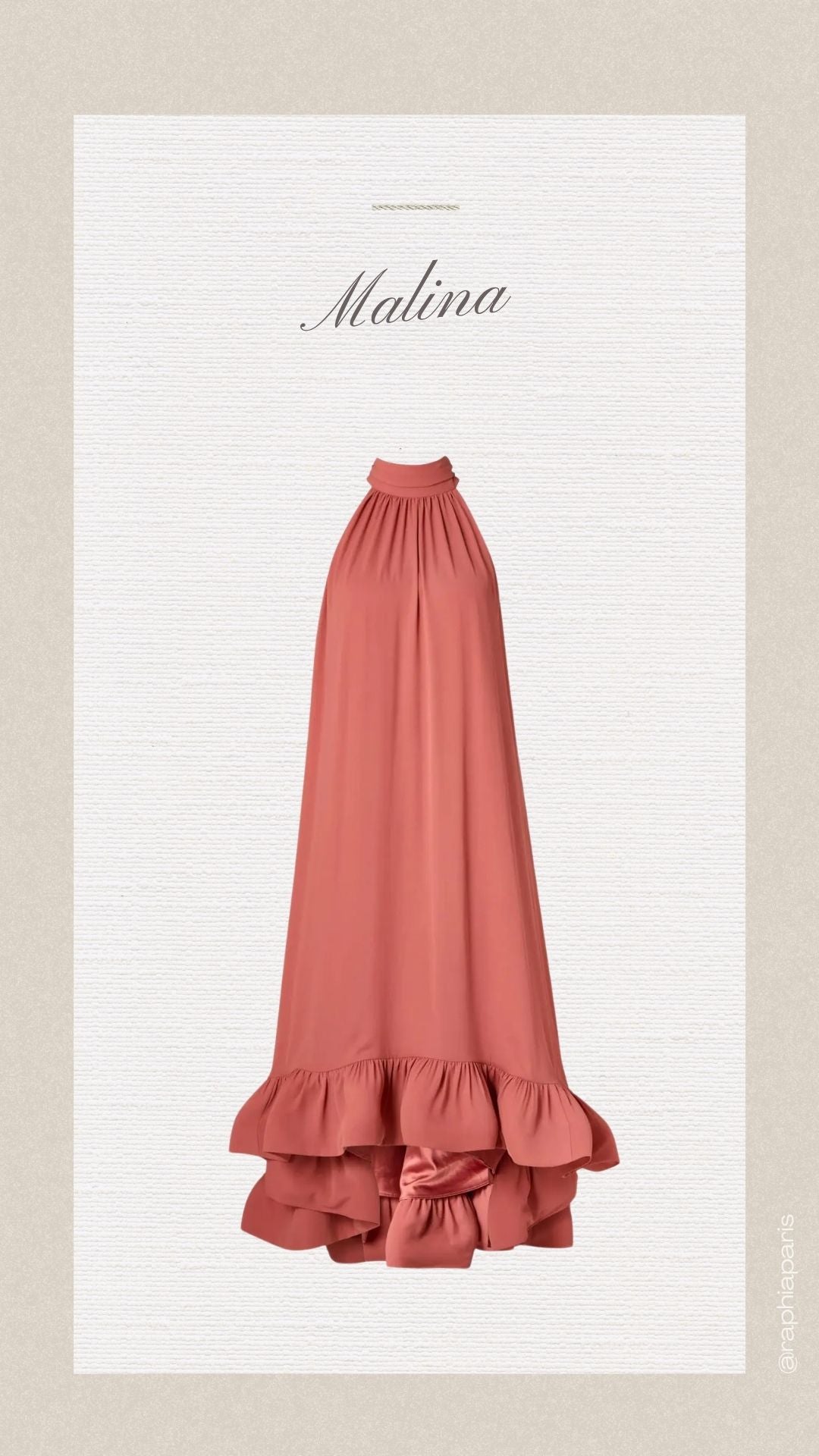 Robe soirée cérémonie élégante