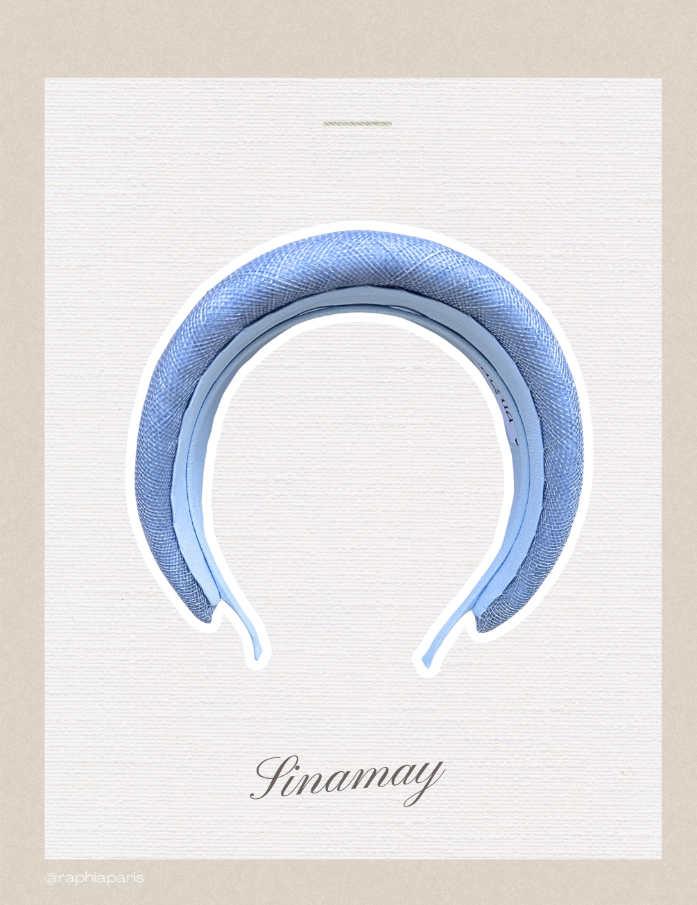 Le Couture Sinamay Baby Blue - Taille L