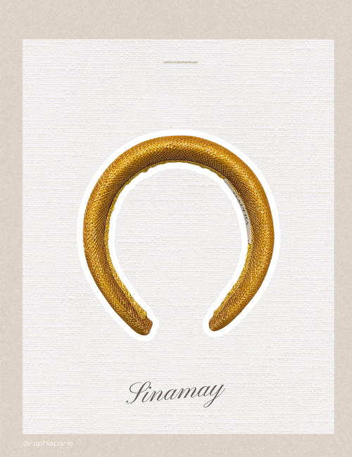 Le Classique Sinamay Doré - Taille S