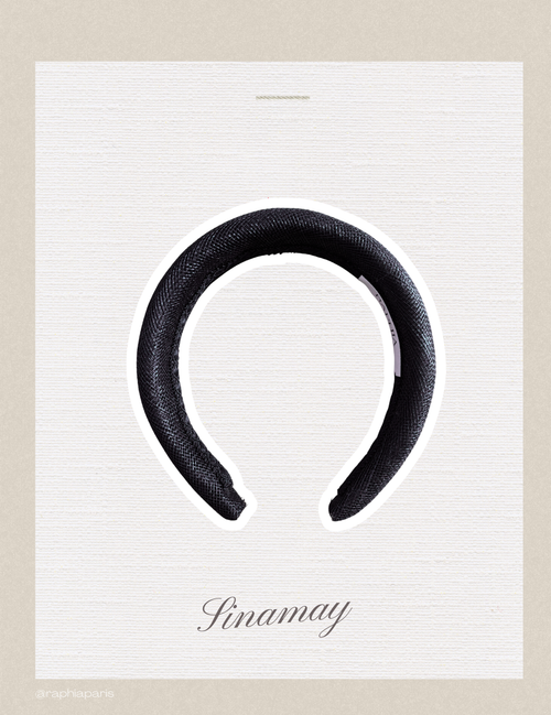 Le Classique Sinamay Noir - Taille S